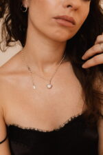 Srebrny choker POZIOMKA - obrazek 11